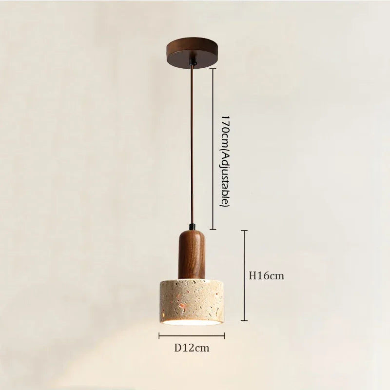 Pembroke | Concrete and Wood Pendant Light