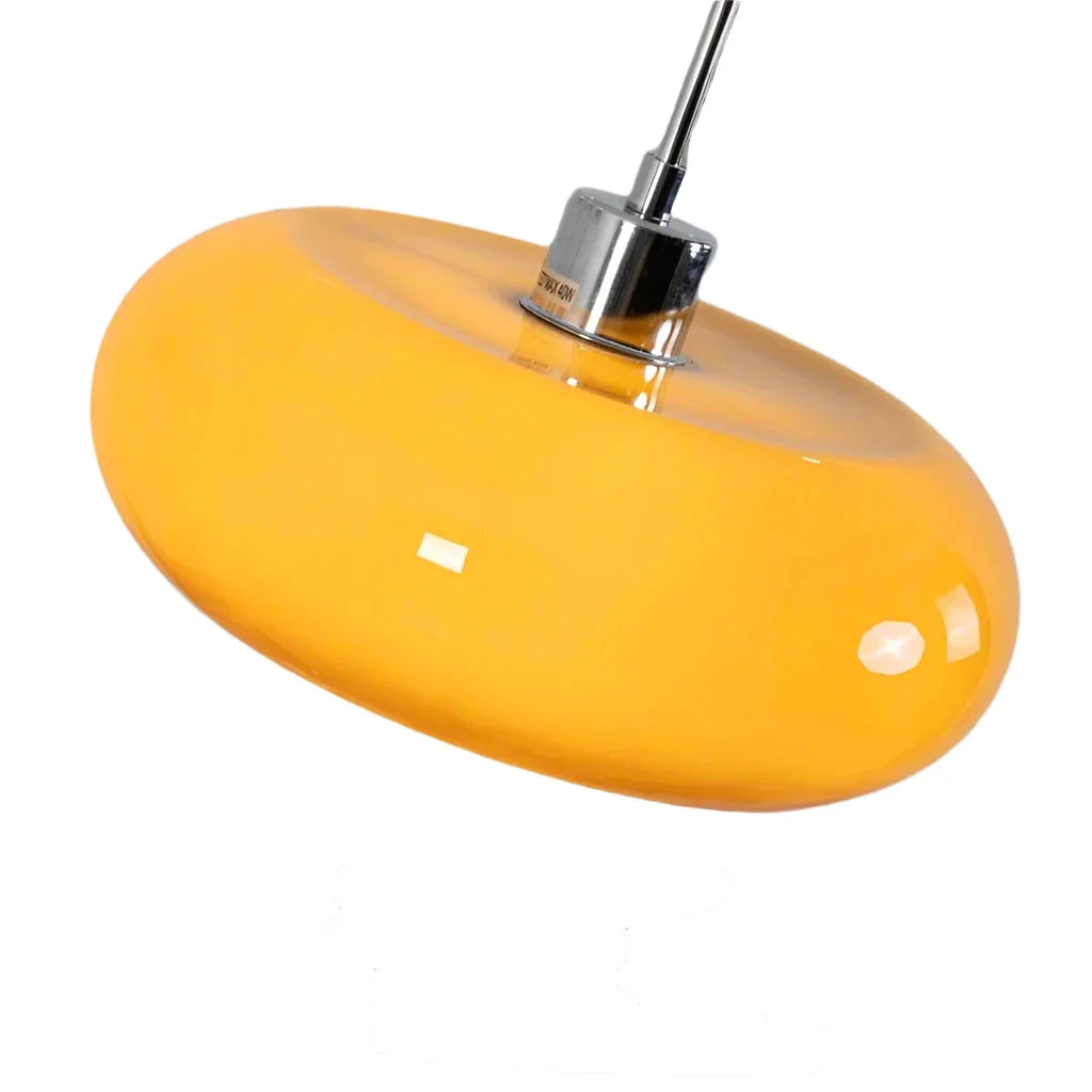 Lumette | Glossy Pendant Light with Retro Dome Shade