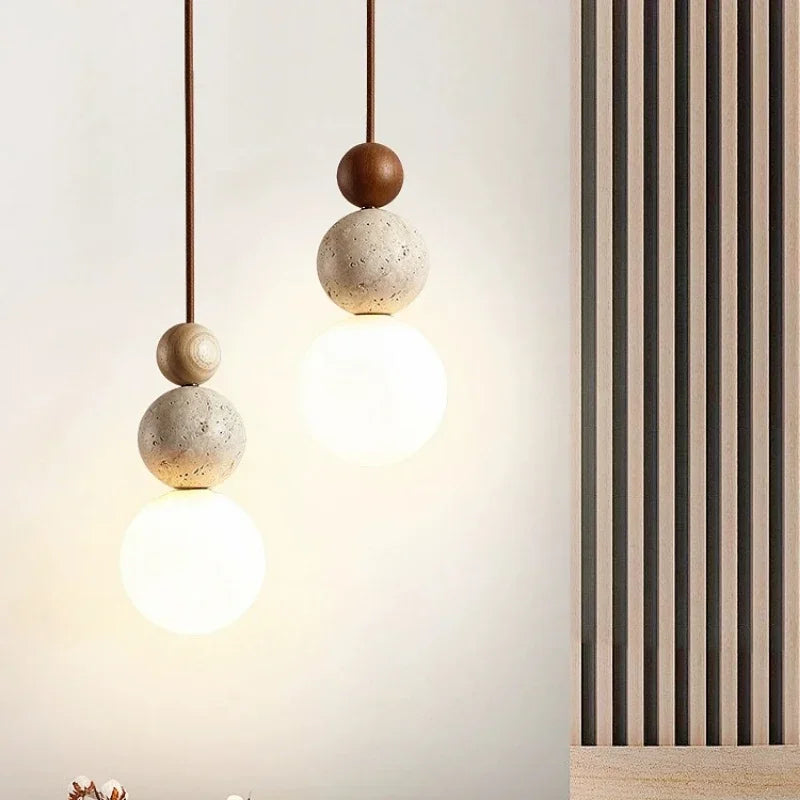 Tellara | Natural Sphere Pendant Light