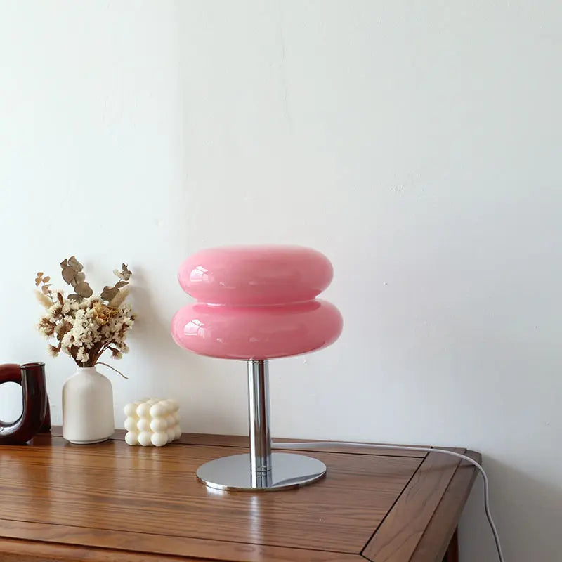 Tosca | Retro Glass Table Lamp with Touch Dimming