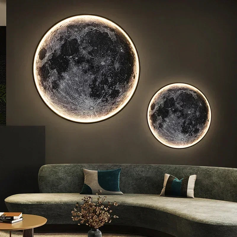 Slate | LED Moon Wall Light