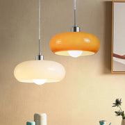 Lumette | Glossy Pendant Light with Retro Dome Shade