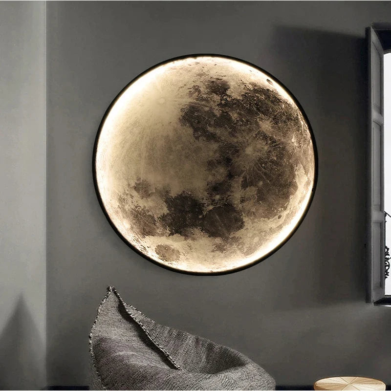 Slate | LED Moon Wall Light