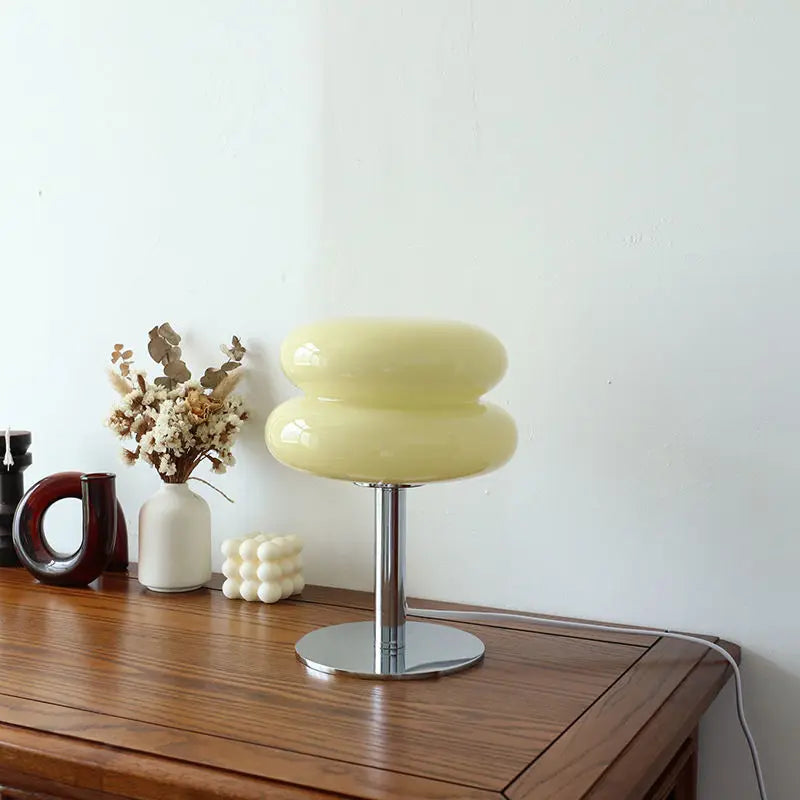 Tosca | Retro Glass Table Lamp with Touch Dimming