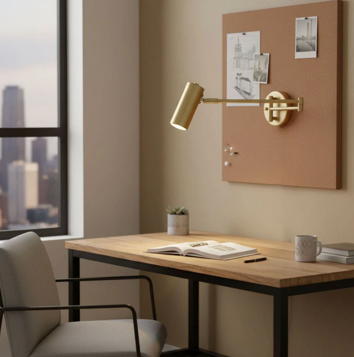 Bly | Adjustable Swing Arm Wall Light