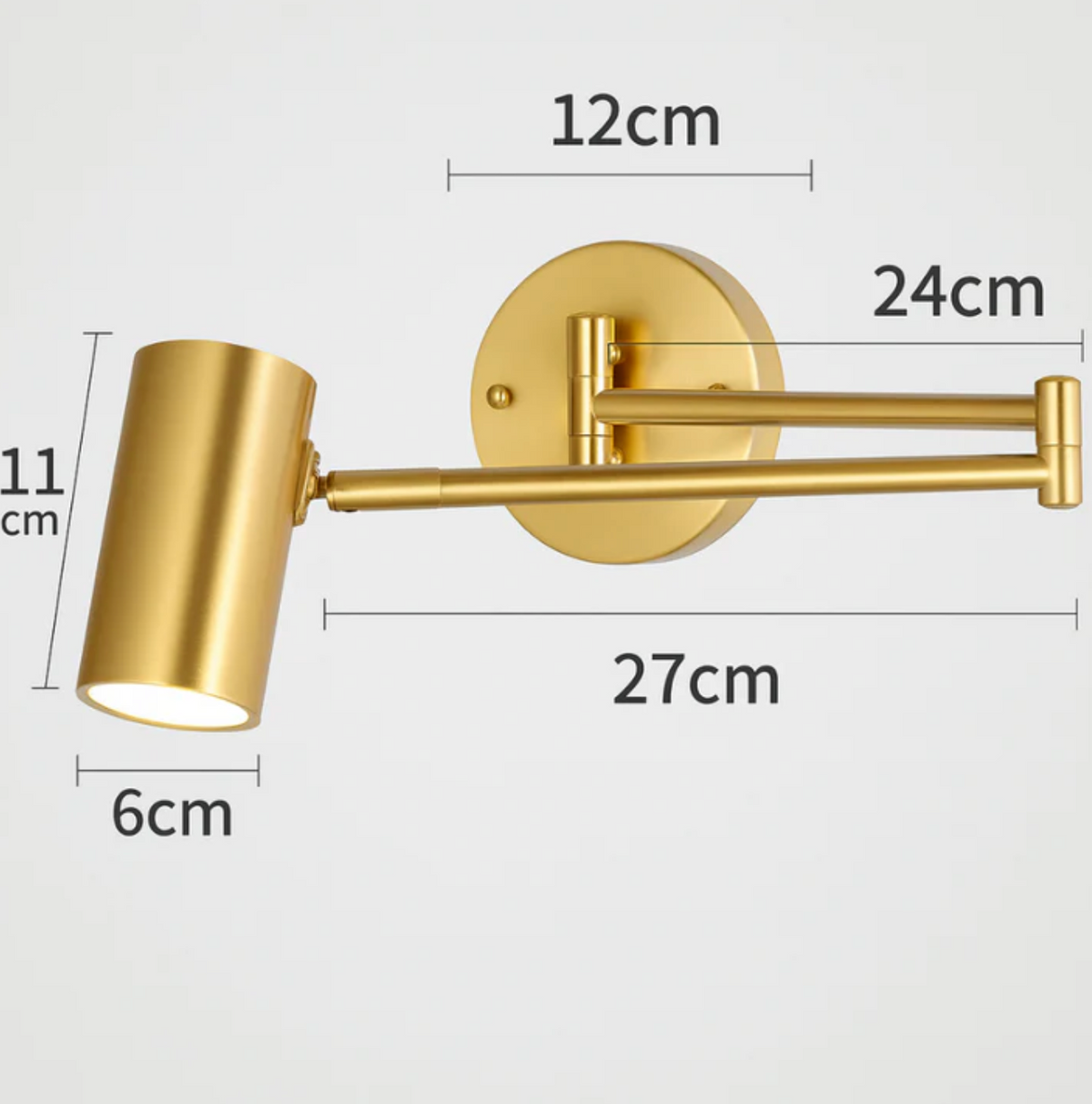 Bly | Adjustable Swing Arm Wall Light