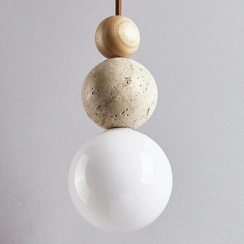 Tellara | Natural Sphere Pendant Light