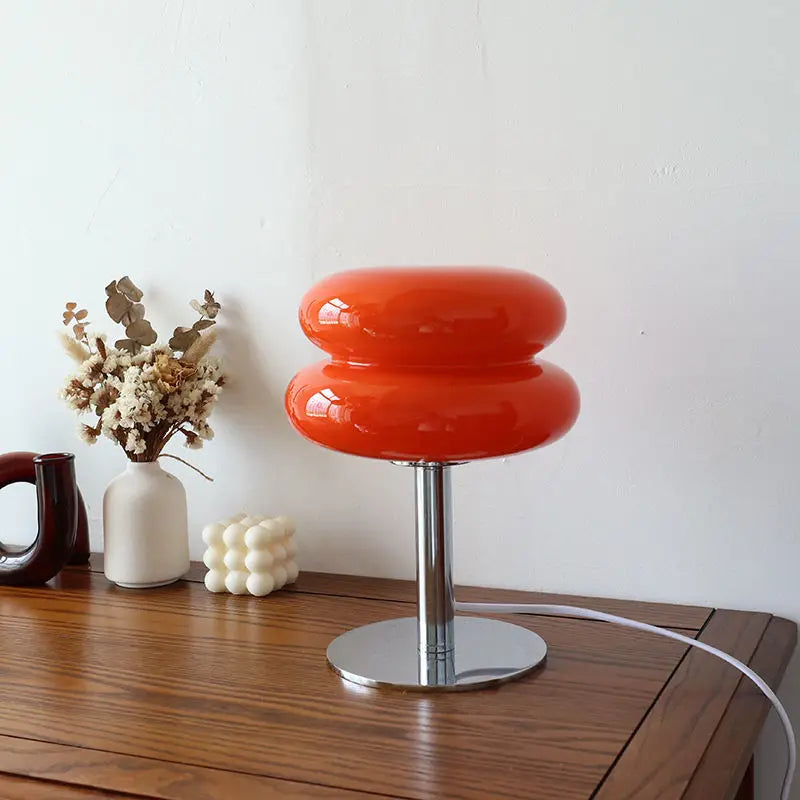 Tosca | Retro Glass Table Lamp with Touch Dimming