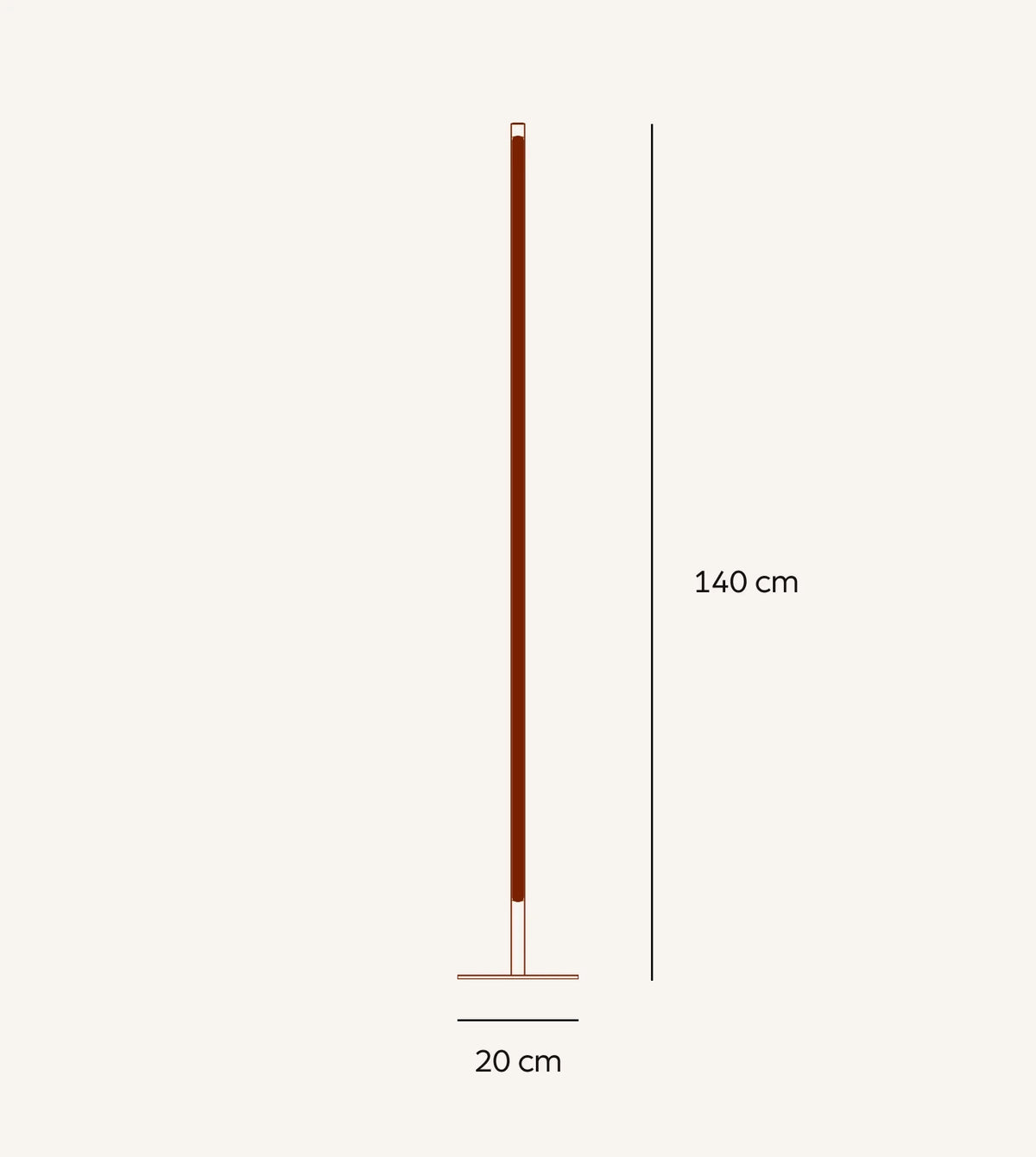 Zenith | LED Floor Lamp with Touch Dimming