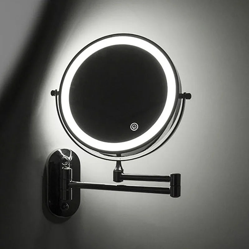 Luminesce | LED Magnifying Wall Mirror with Touch Control