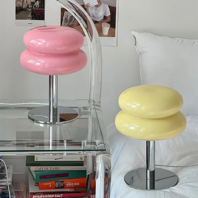 Tosca | Retro Glass Table Lamp with Touch Dimming