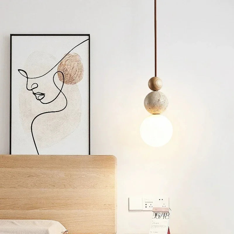Tellara | Natural Sphere Pendant Light