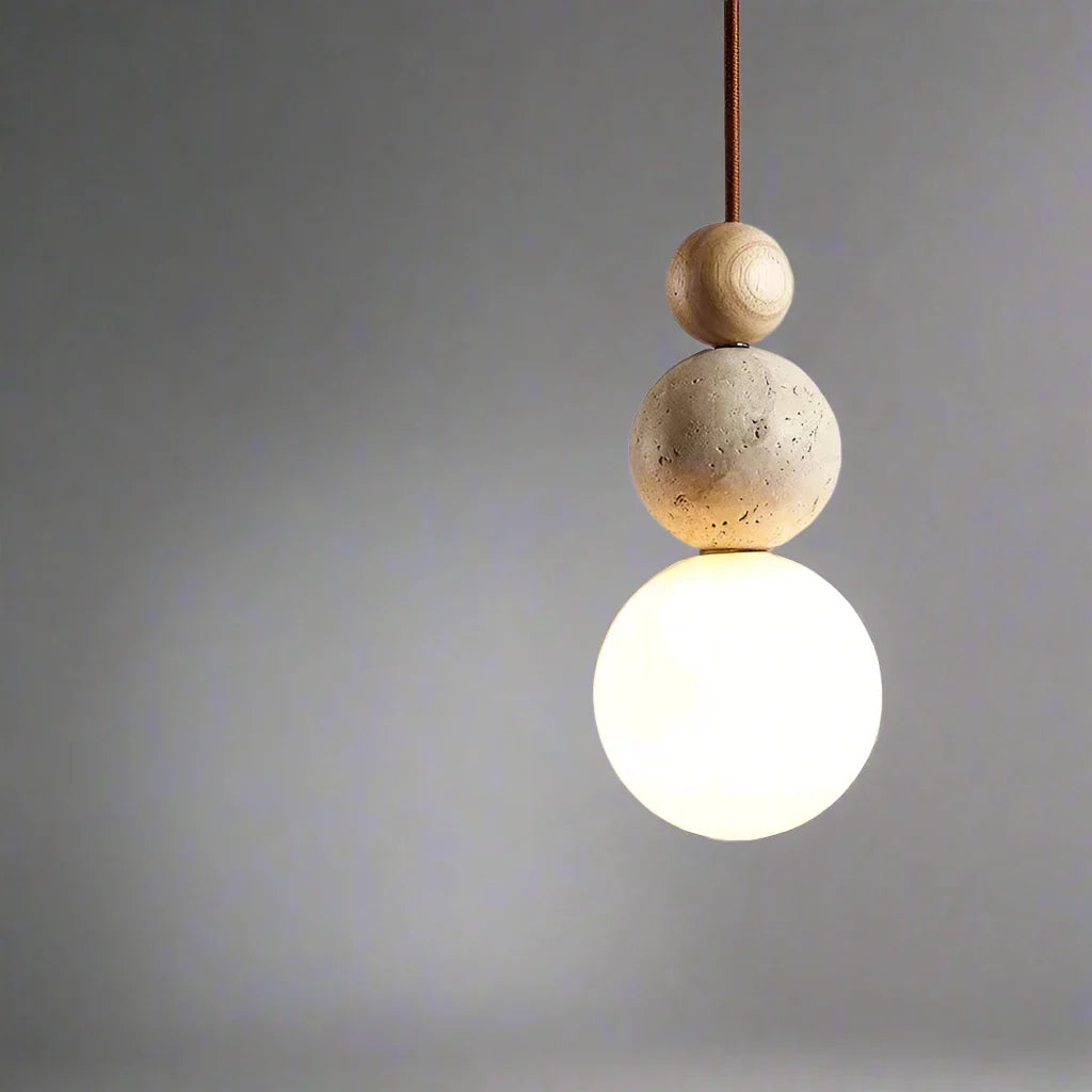 Tellara | Natural Sphere Pendant Light