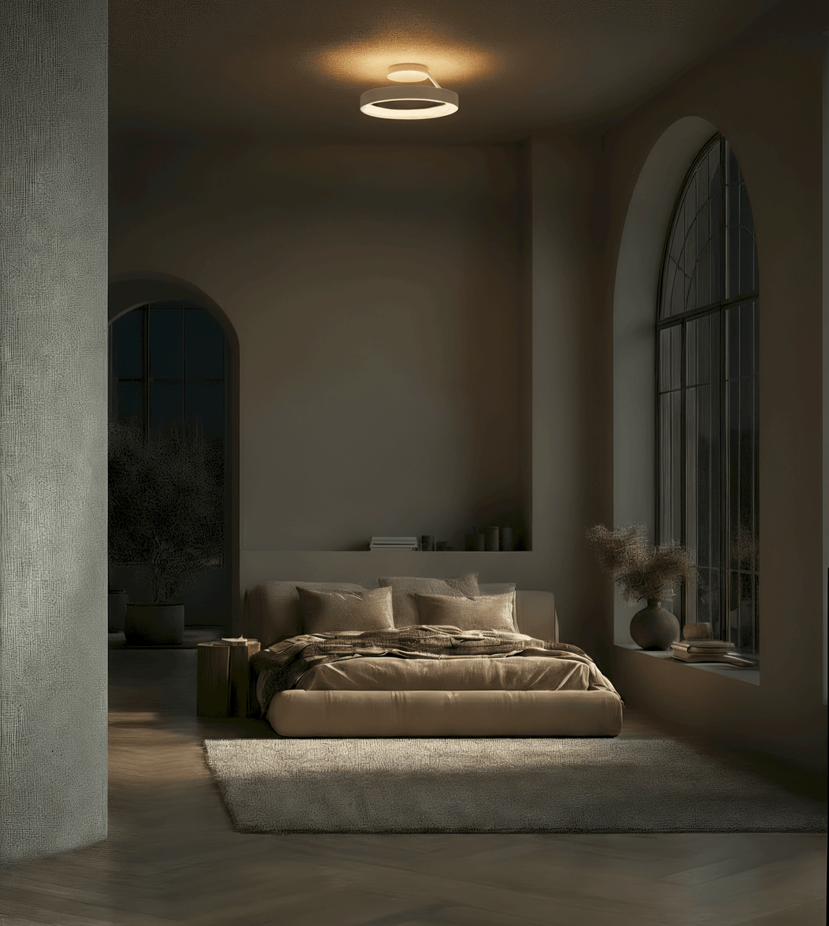 Radiant | LED Ceiling Light with Dimmable Ring Design