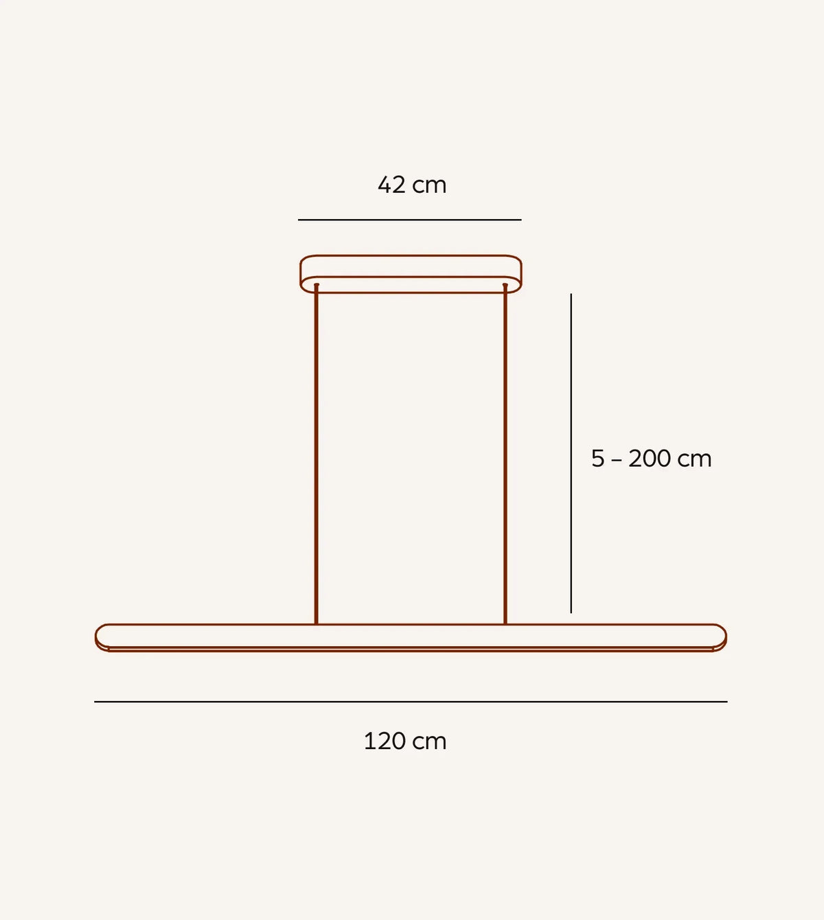 Itheria | LED Pendant Light Bar