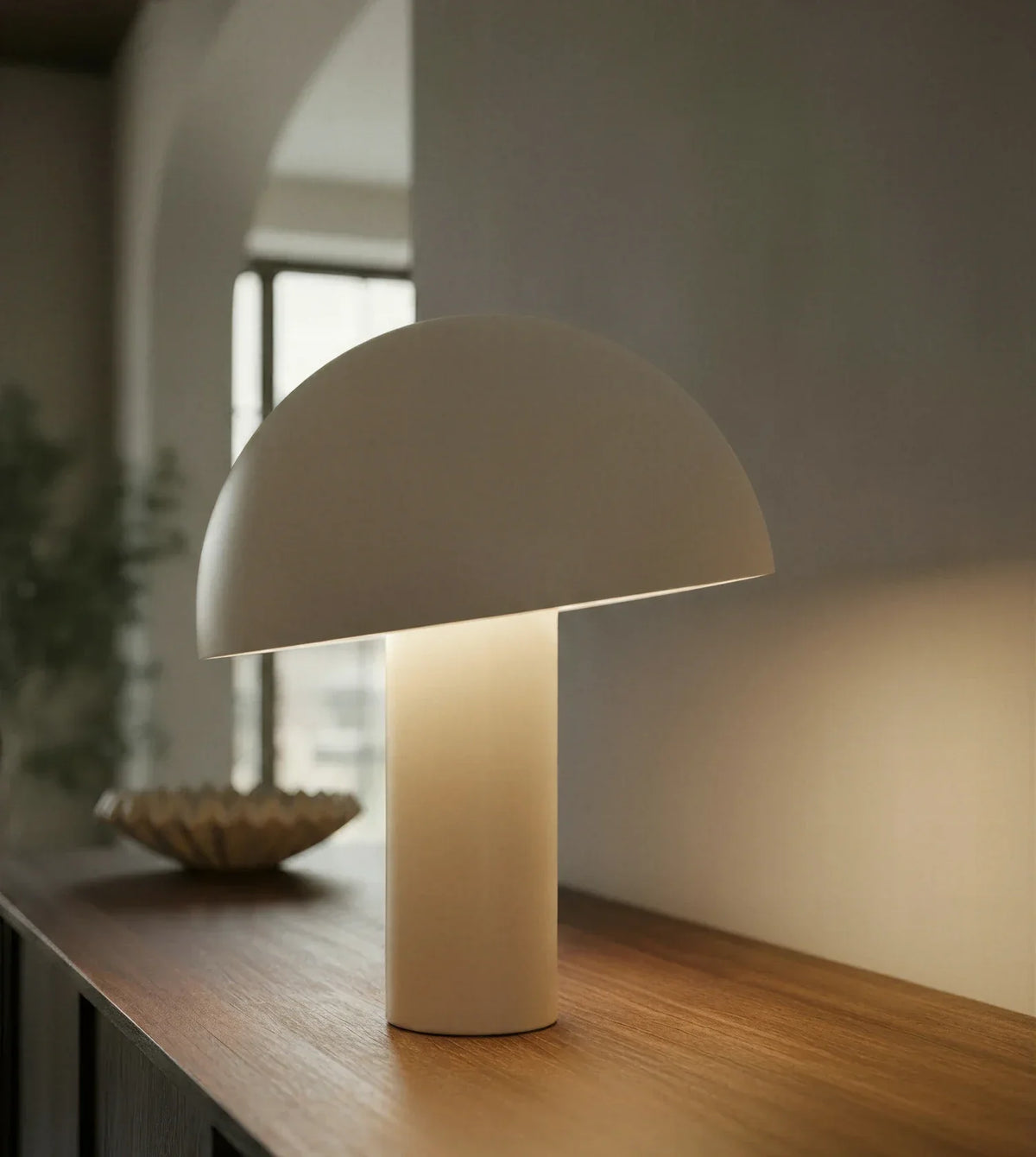 Hestia | Mushroom Table Lamp with Dome Shade
