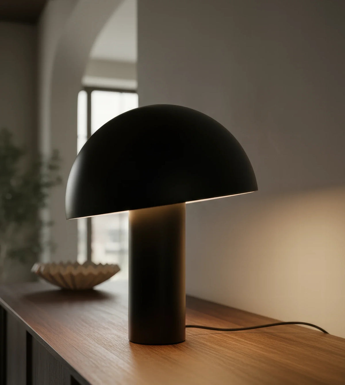 Hestia | Mushroom Table Lamp with Dome Shade