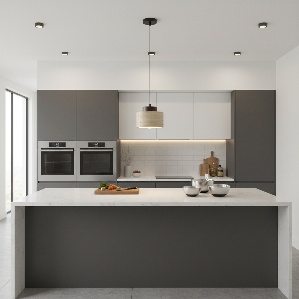 Pavonia | Travertine Stone Pendant Light