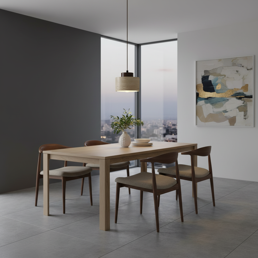 Pavonia | Travertine Stone Pendant Light