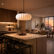 Elandra | Silk Pendant Light with Adjustable Height