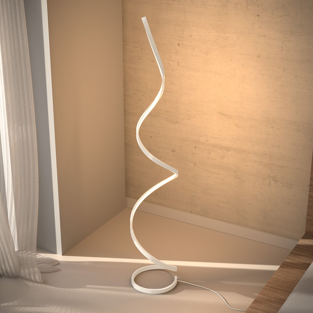 Isle | LED Spiral Floor Lamp