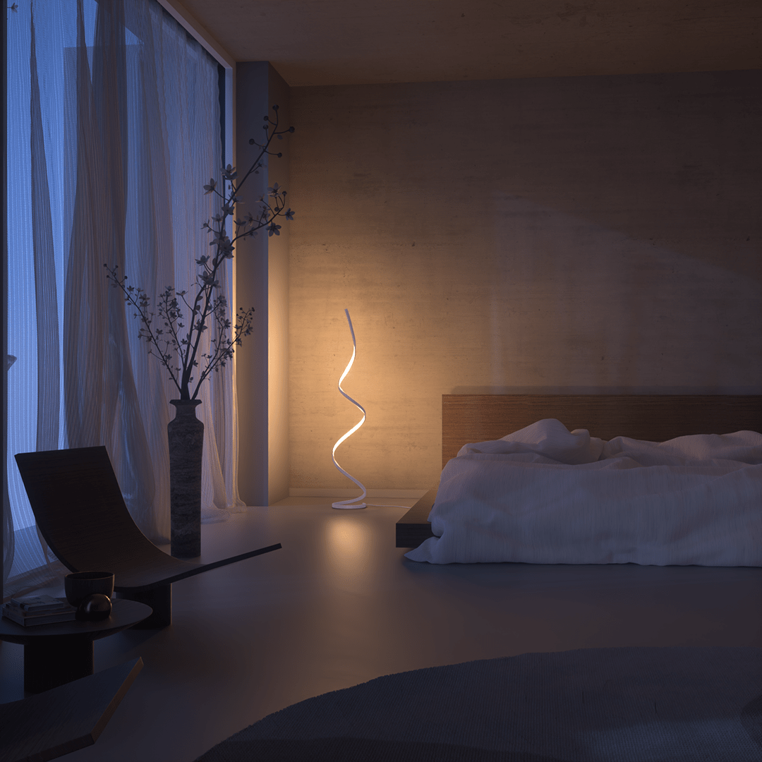 Isle | LED Spiral Floor Lamp