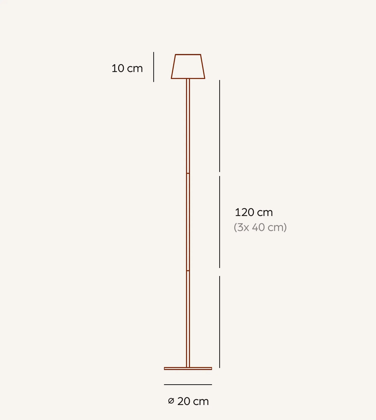 Jett | Battery-Powered LED Floor Lamp