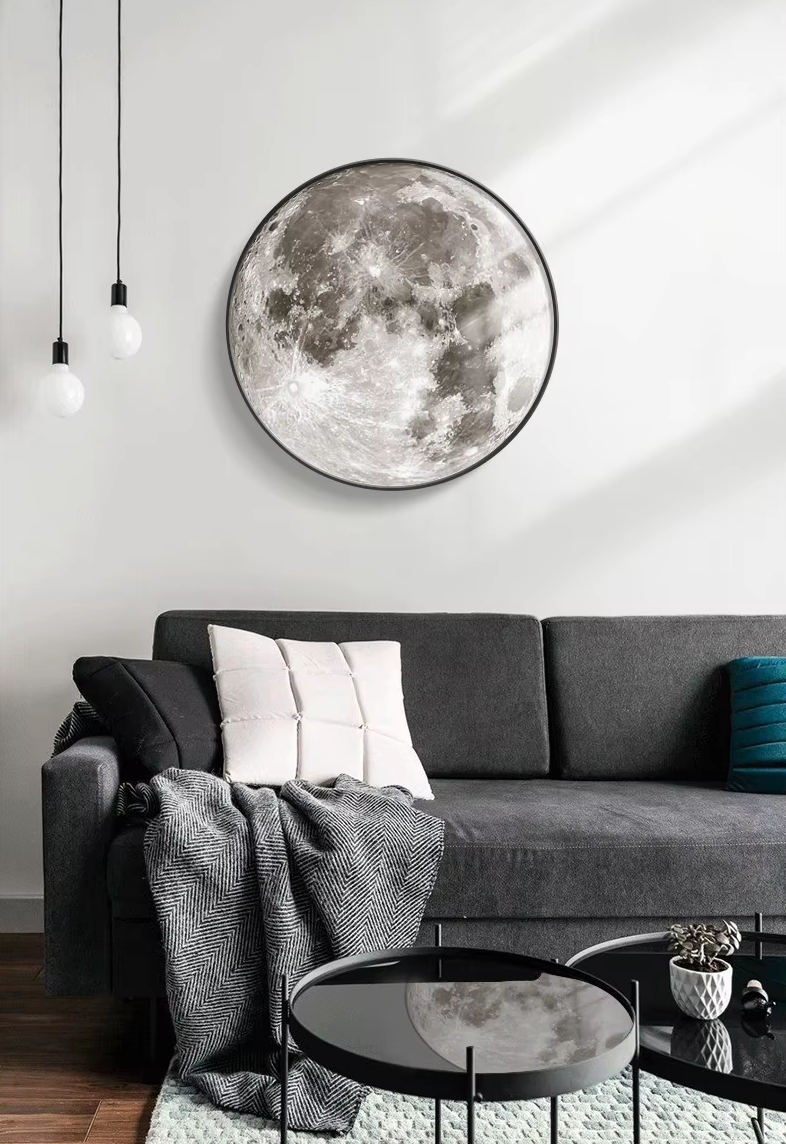 Slate | LED Moon Wall Light