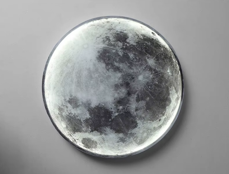 Slate | LED Moon Wall Light