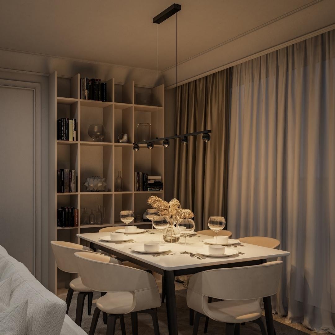 Valyrion | LED Pendant Light with Adjustable Height