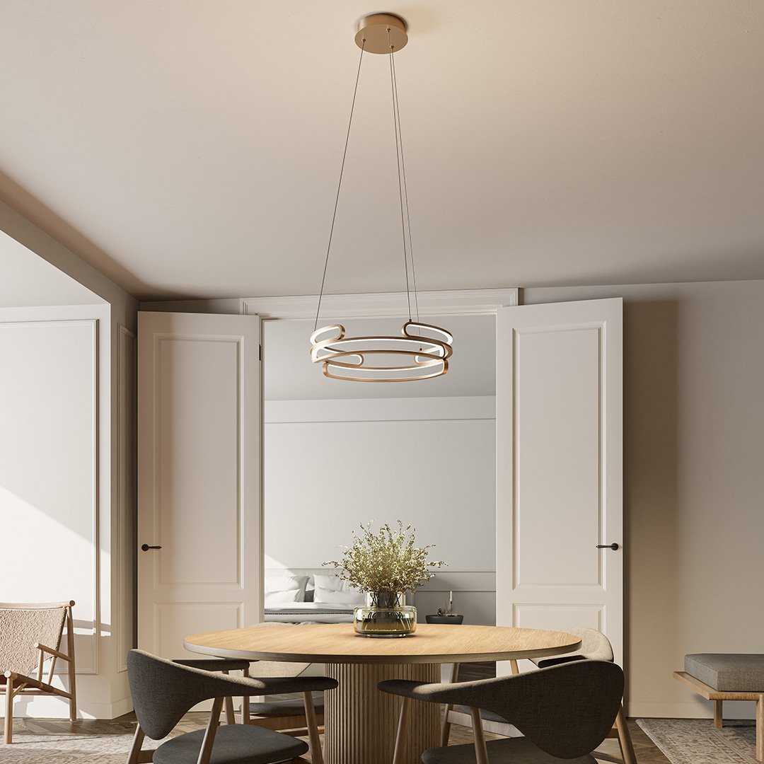 Wilder | LED Pendant Light with Sculptural Rings
