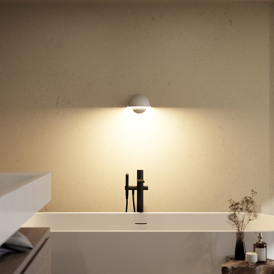 Pace | LED Wall Light with Dual Power Options