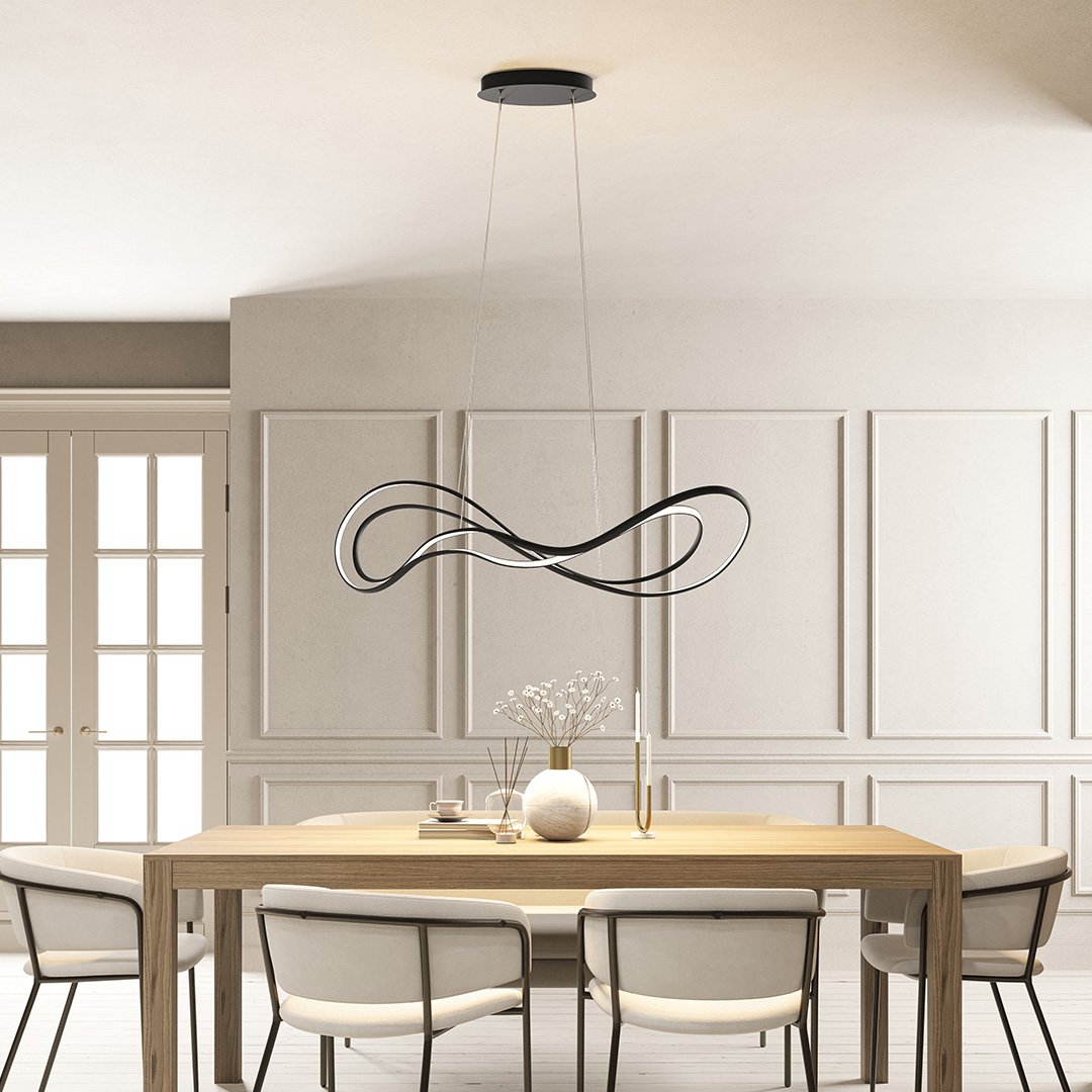 Lyrica | LED Pendant Light with Flowing Wave Design