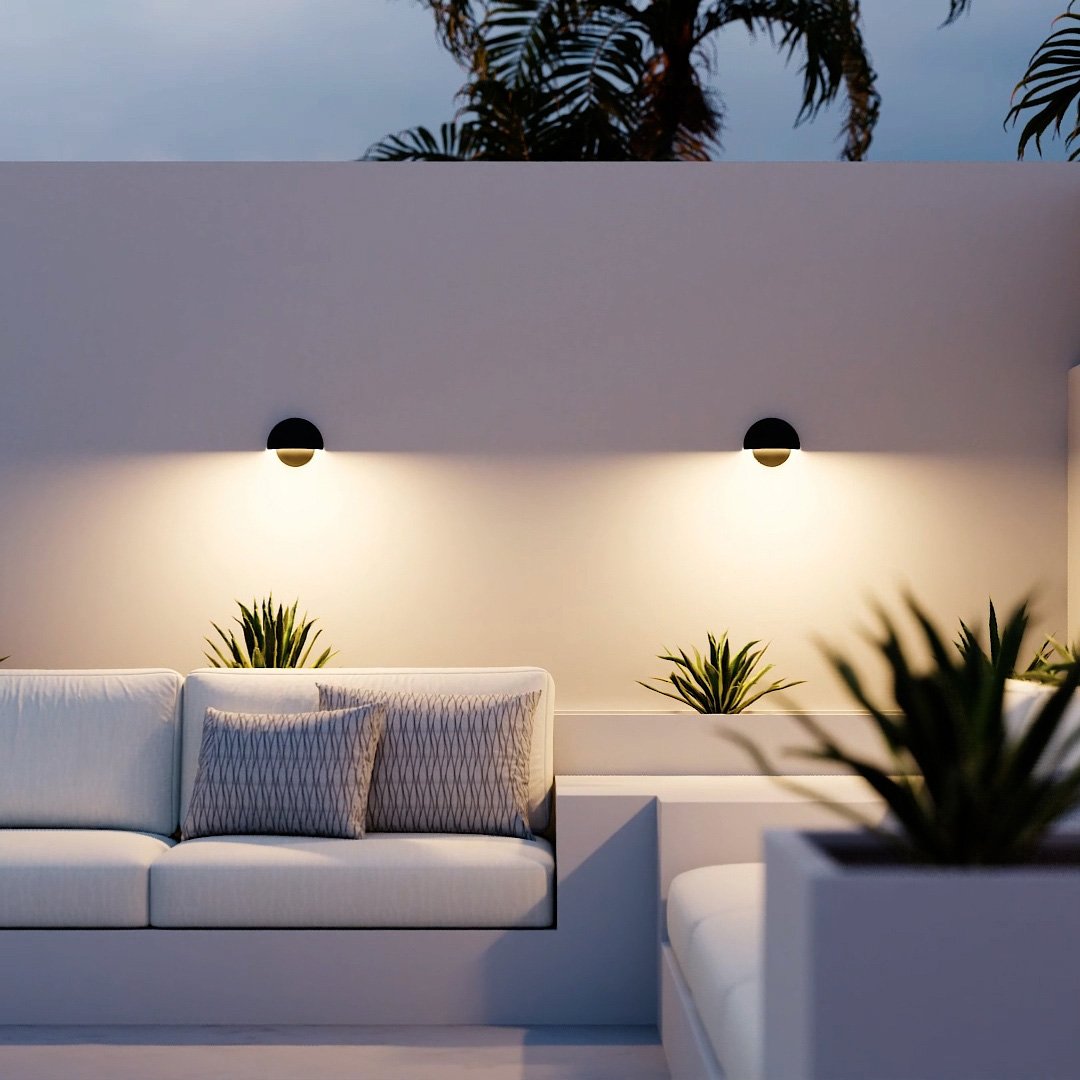 Pace | LED Wall Light with Dual Power Options
