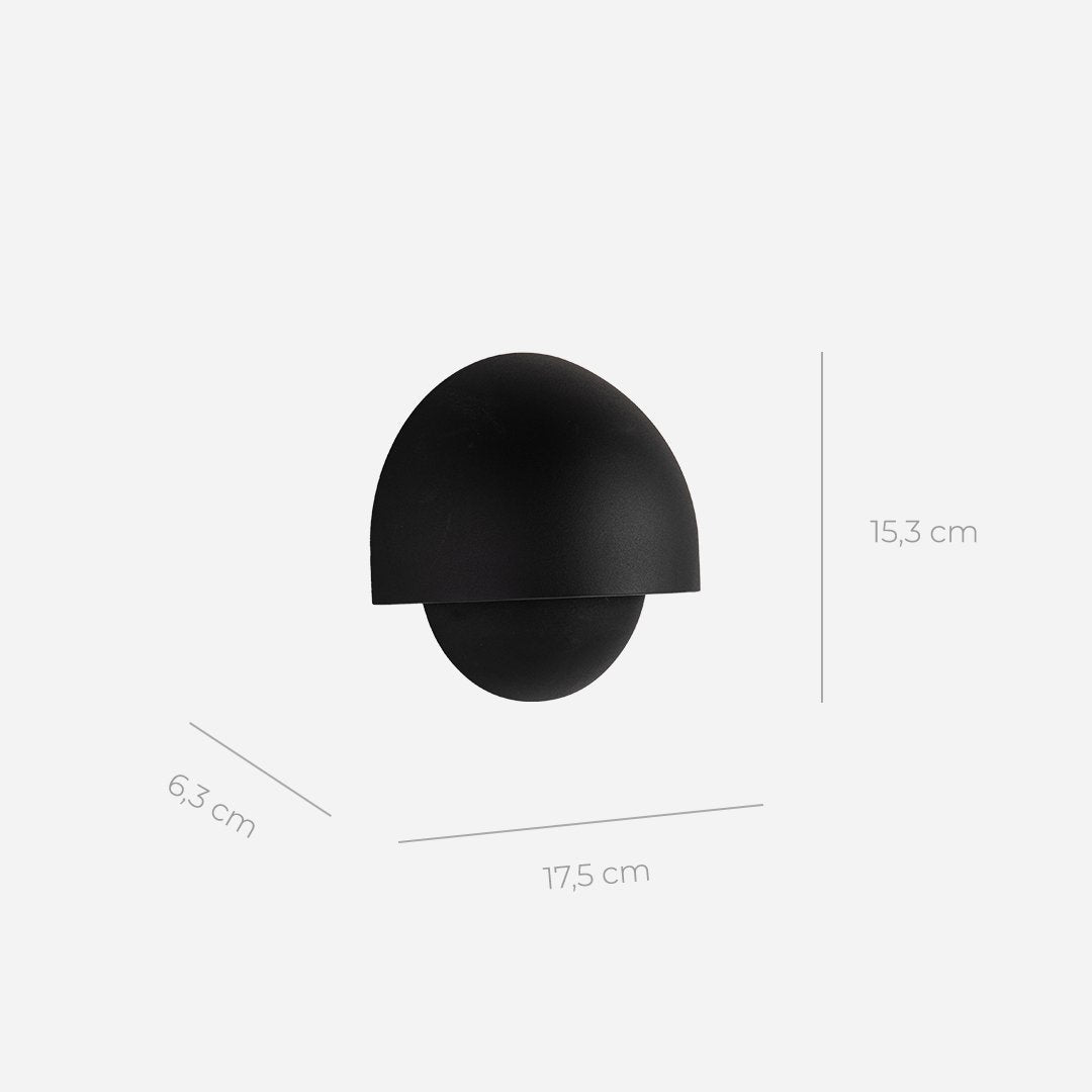 Pace | LED Wall Light with Dual Power Options