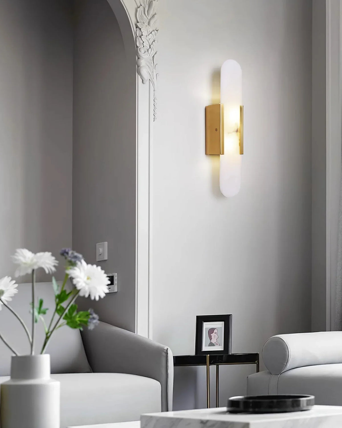 Belcourt | Wall Light with Frosted Glass Shade