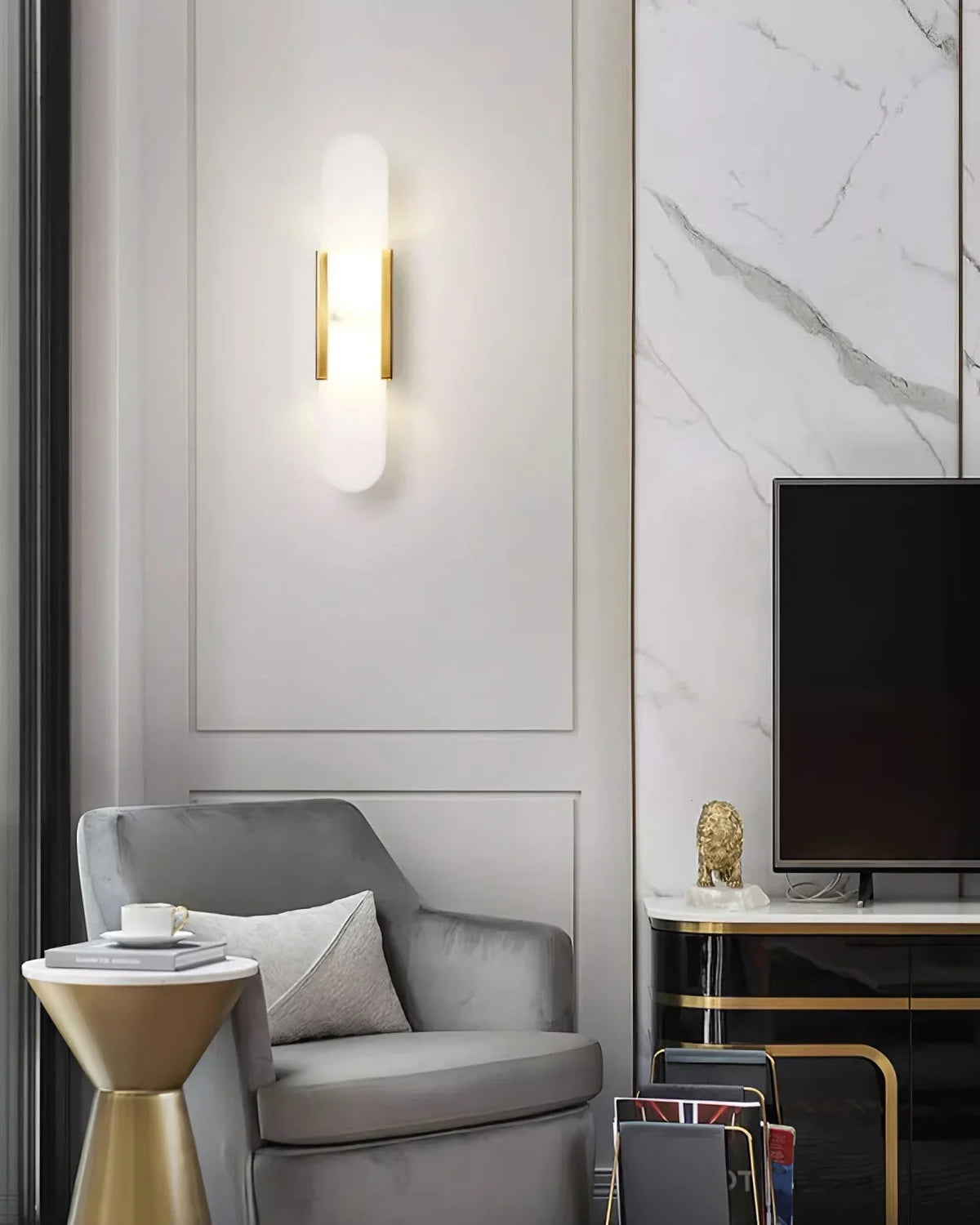 Belcourt | Wall Light with Frosted Glass Shade