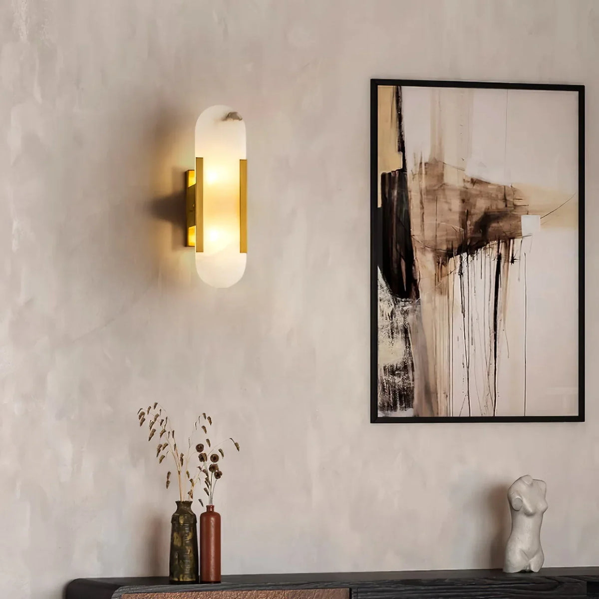 Belcourt | Wall Light with Frosted Glass Shade