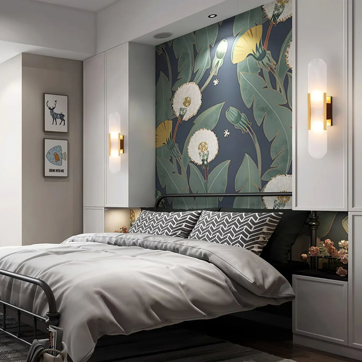 Belcourt | Wall Light with Frosted Glass Shade