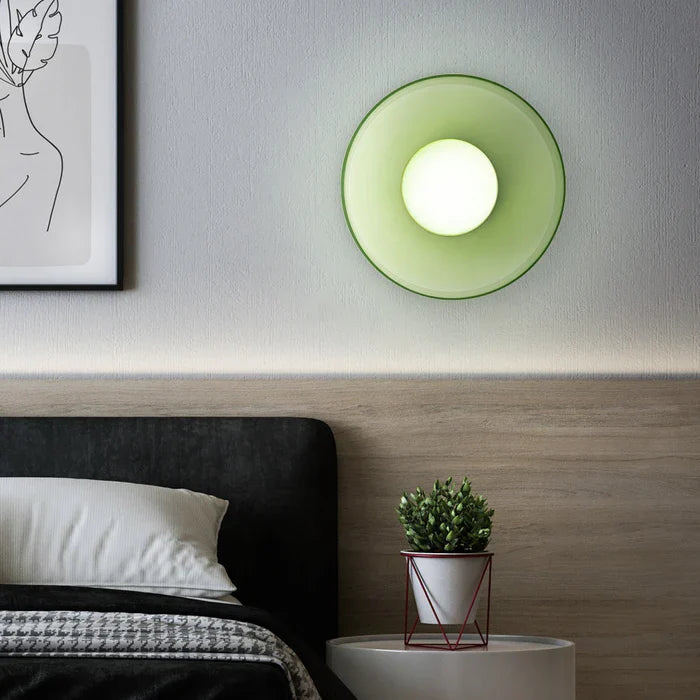 Sorrento | Modern Glass Ceiling Light with Dome Shade