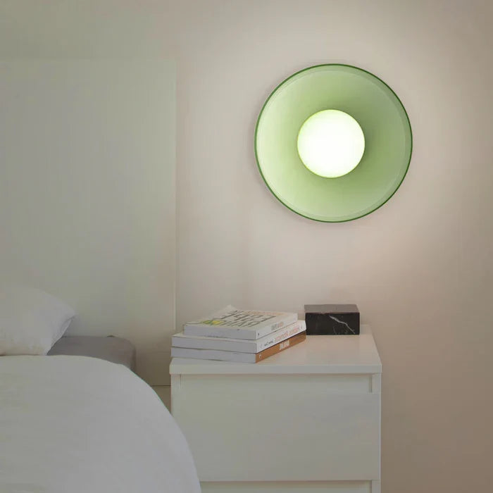 Sorrento | Modern Glass Ceiling Light with Dome Shade