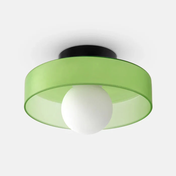 Sorrento | Modern Glass Ceiling Light with Dome Shade