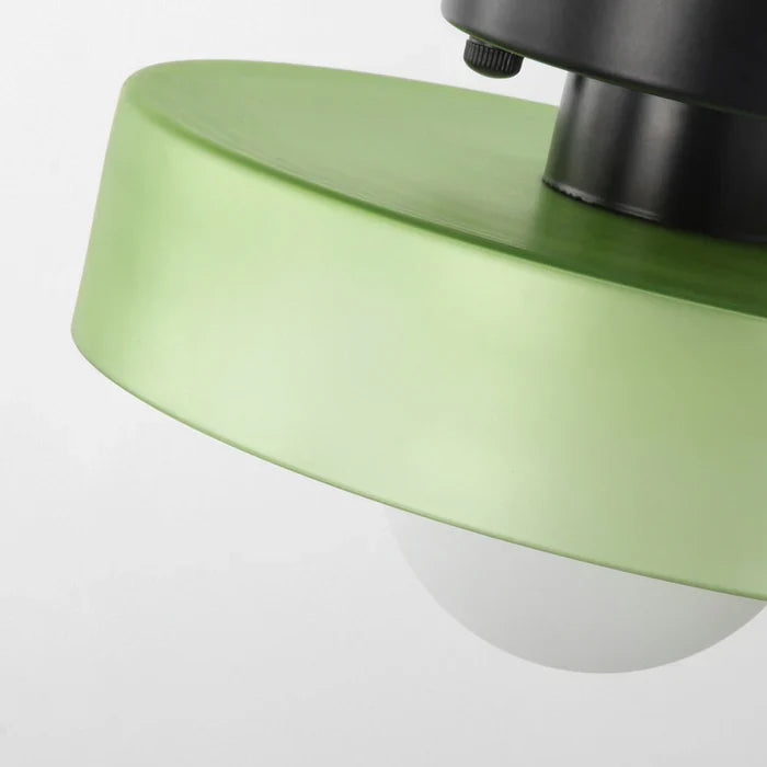 Sorrento | Modern Glass Ceiling Light with Dome Shade