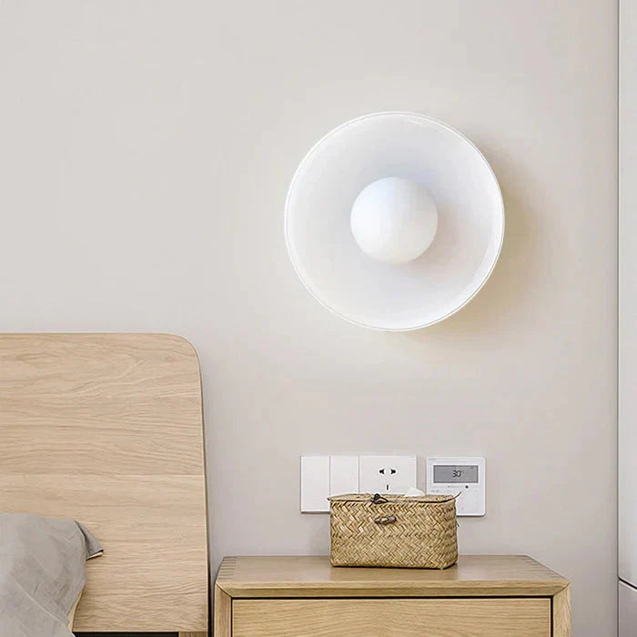 Sorrento | Modern Glass Ceiling Light with Dome Shade