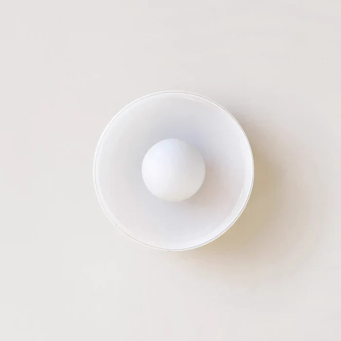 Sorrento | Modern Glass Ceiling Light with Dome Shade