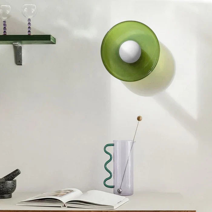 Sorrento | Modern Glass Ceiling Light with Dome Shade