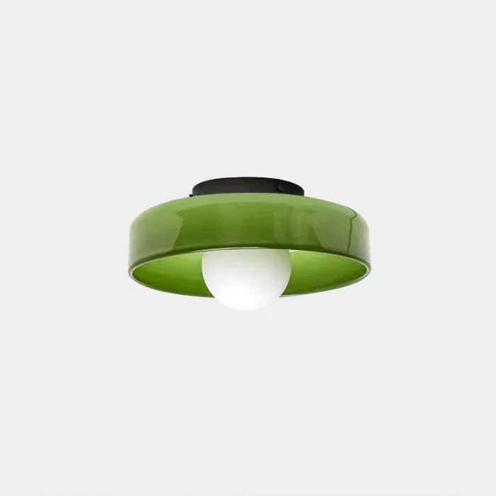 Sorrento | Modern Glass Ceiling Light with Dome Shade