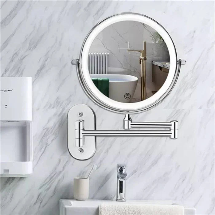 Luminesce | LED Magnifying Wall Mirror with Touch Control