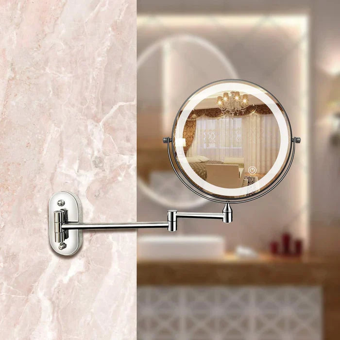 Luminesce | LED Magnifying Wall Mirror with Touch Control