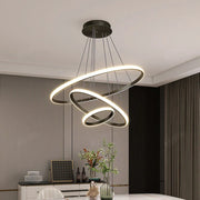 Helixin | LED Pendant Light with Spiral Ring Design